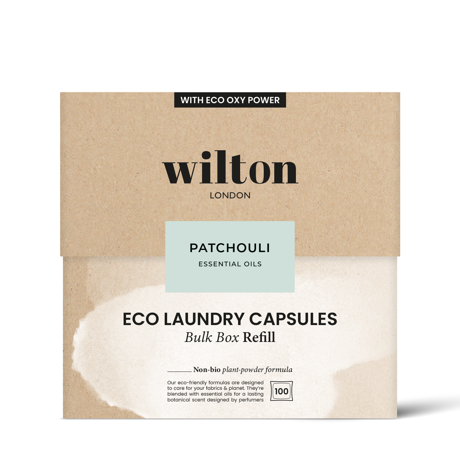 Patchouli Eco Laundry Capsules 100 Bulk Box