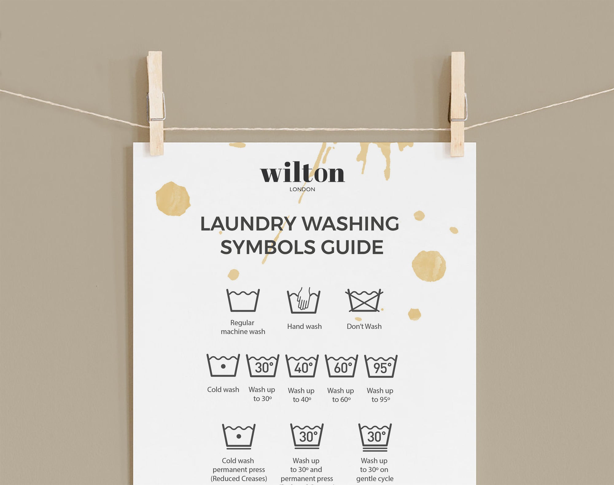What do laundry symbols mean? Laundry symbols UK guide