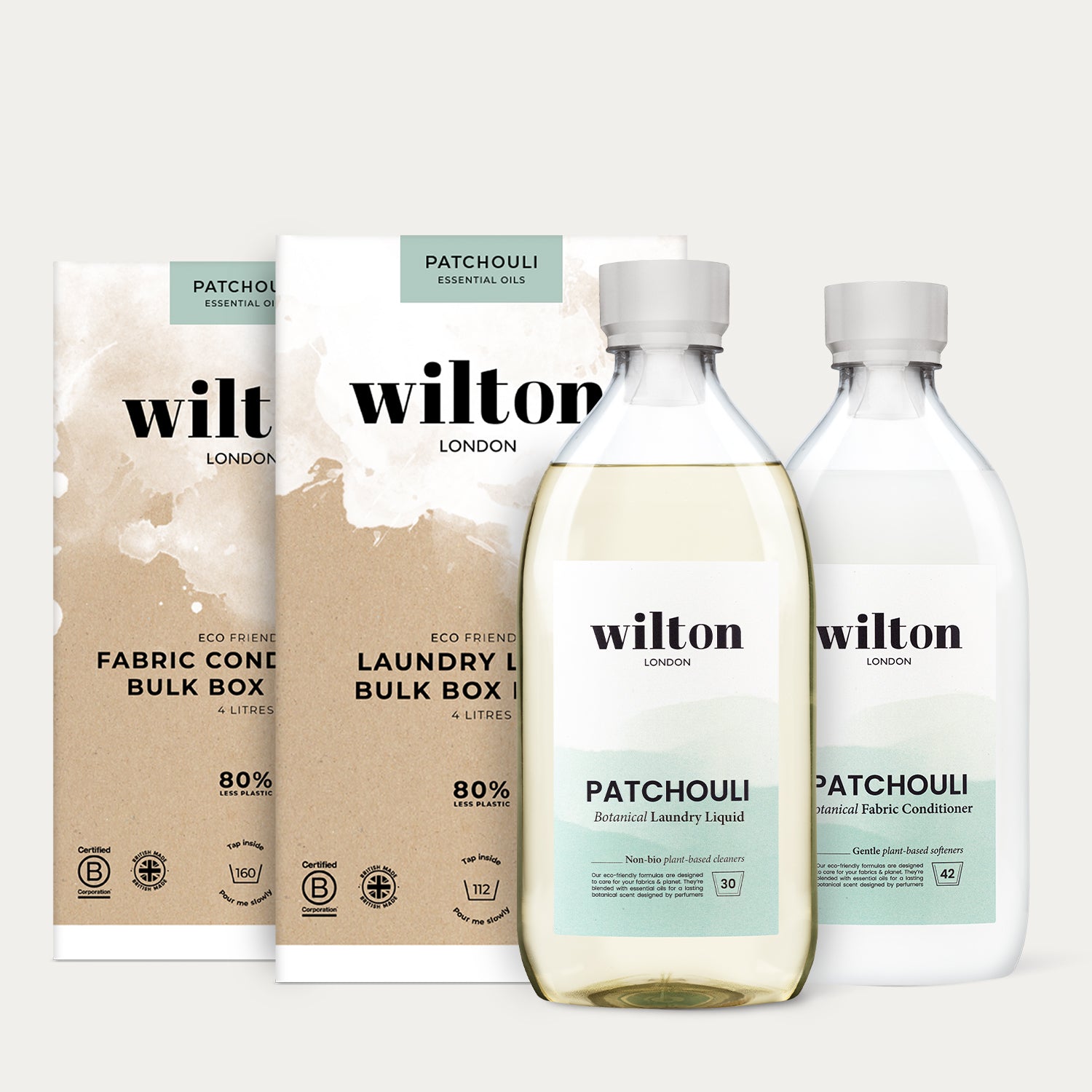 Patchouli Eco Laundry Refill Set