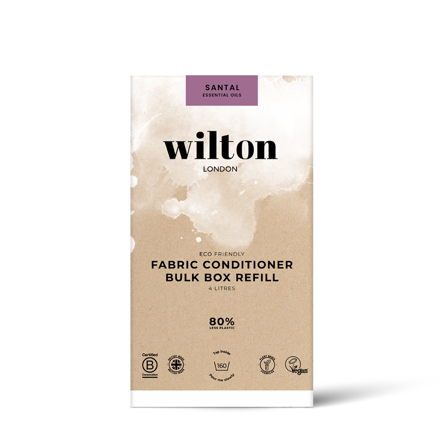 Santal Fabric Conditioner Bulk Box 4 Litre Refill
